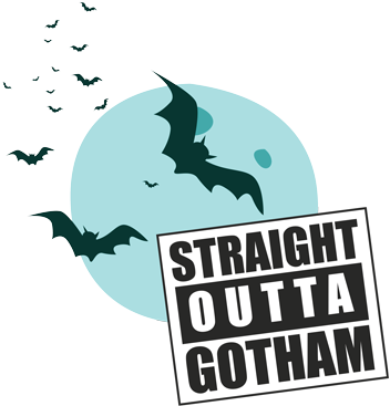 Straight Outta Gotham T-shirt - Gotham T-shirts (420x480), Png Download