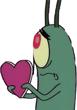 Report Abuse - Plankton Heart (313x448), Png Download