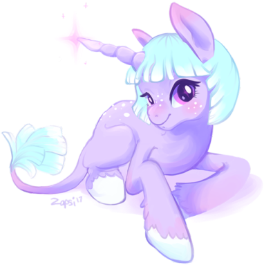 A Unicorn For @kazooie - Drawing (500x461), Png Download
