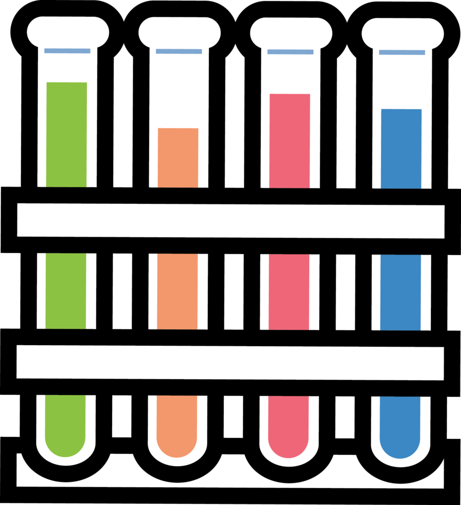 Testube Clip Art Clipart Test Tube Rack Test Tubes - Clipart Test Tube Rack Png (900x986), Png Download