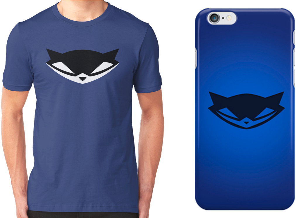 Picture - Sly Cooper Shirts (1100x746), Png Download