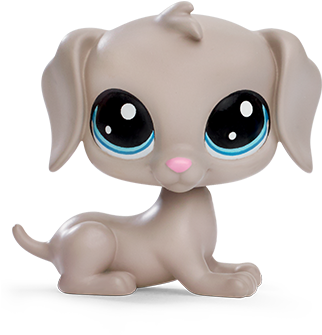Perro Lps Morado Png (412x360), Png Download