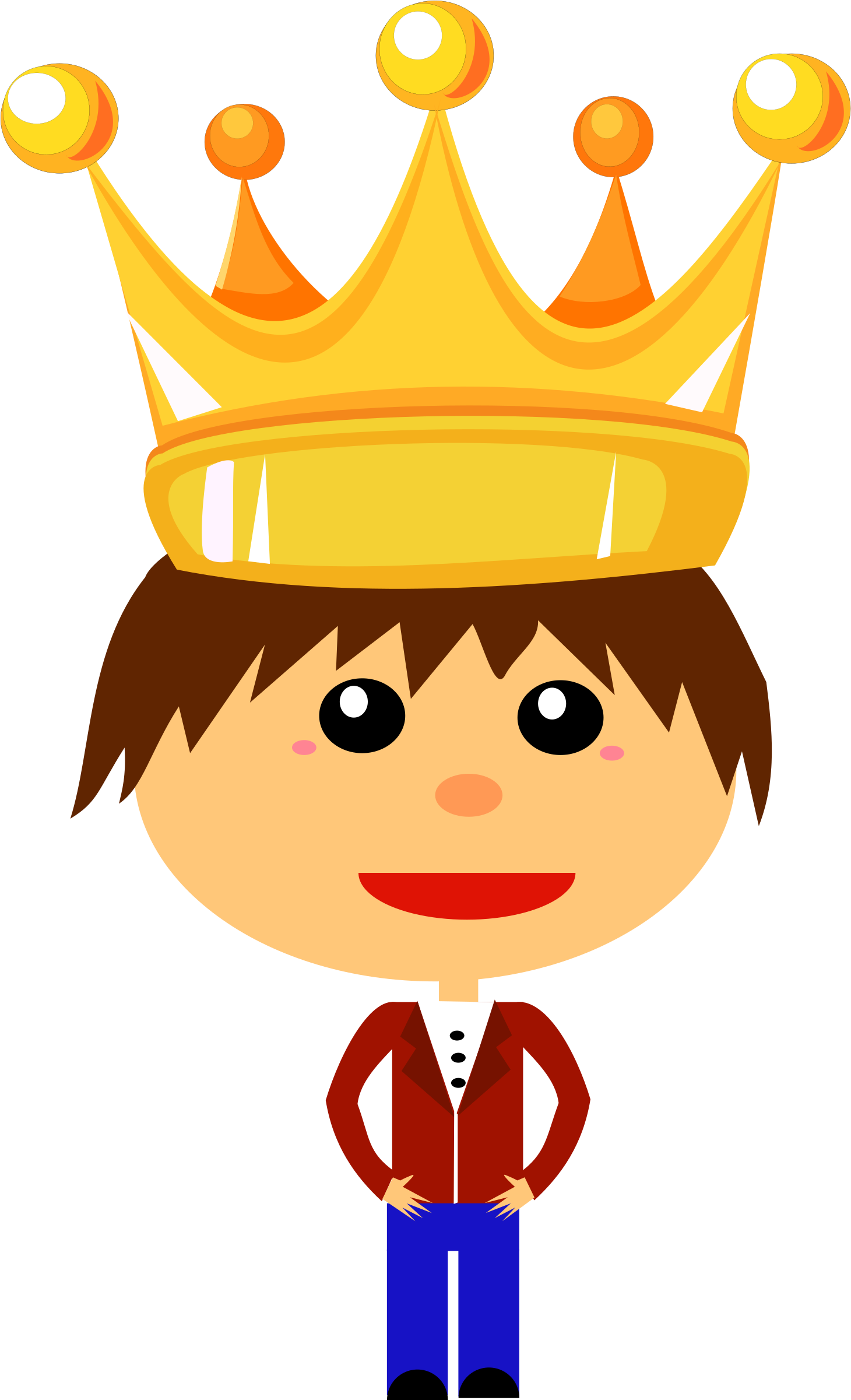 This Free Icons Png Design Of Prince Boy (1531x2400), Png Download