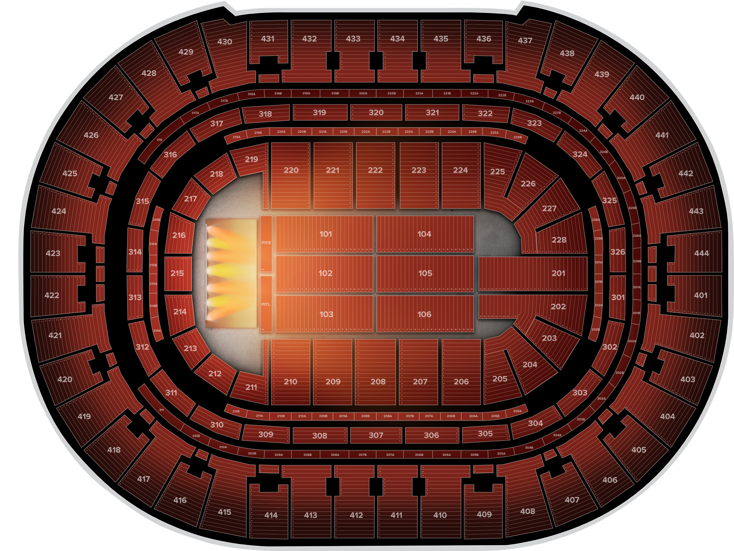 Honda Center (2560x1936), Png Download