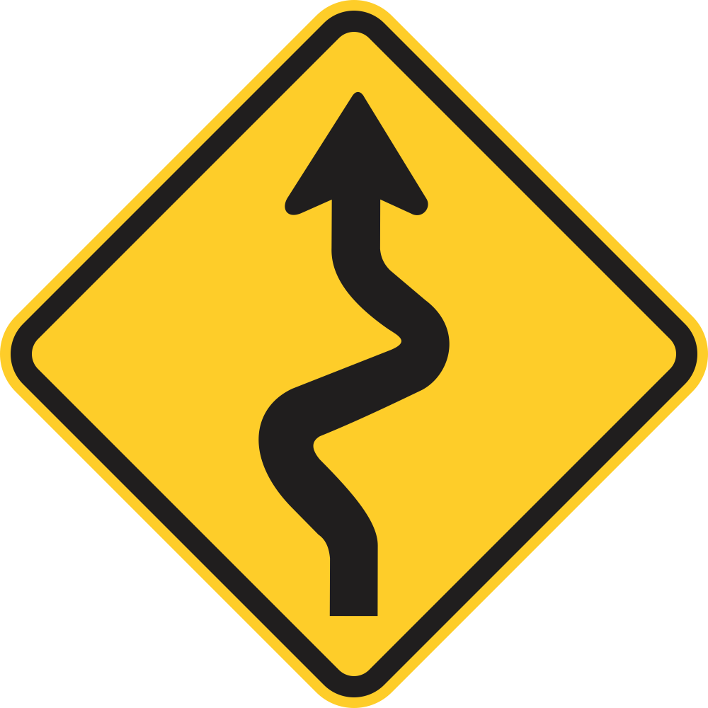 Pista Sinuosa À Esquerda - Pedestrian Crossing Sign Australia (1000x1000), Png Download
