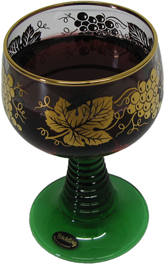 German Wine Glass Set - Wine (416x559), Png Download