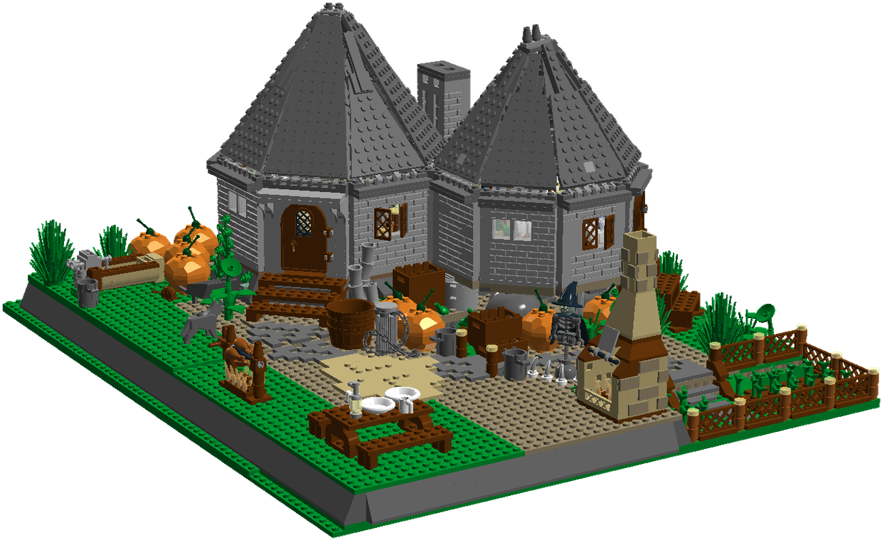 Hagrids Hut Collectors Edition - Log Cabin (1600x836), Png Download