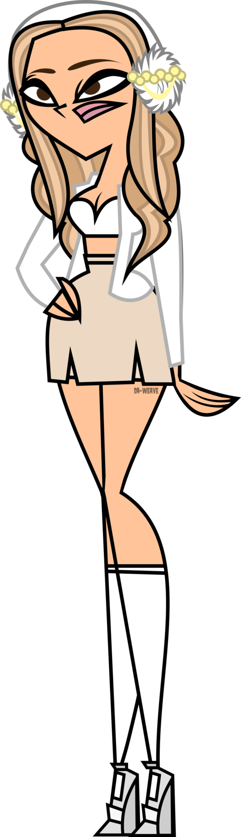 Chanel3 By Da Weave-d9fzllk - Total Drama Scream Queens (480x1663), Png Download