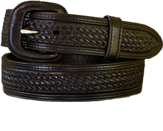 Vogt Silversmiths Western Belts Mens Basket Weave 041-055 (600x600), Png Download