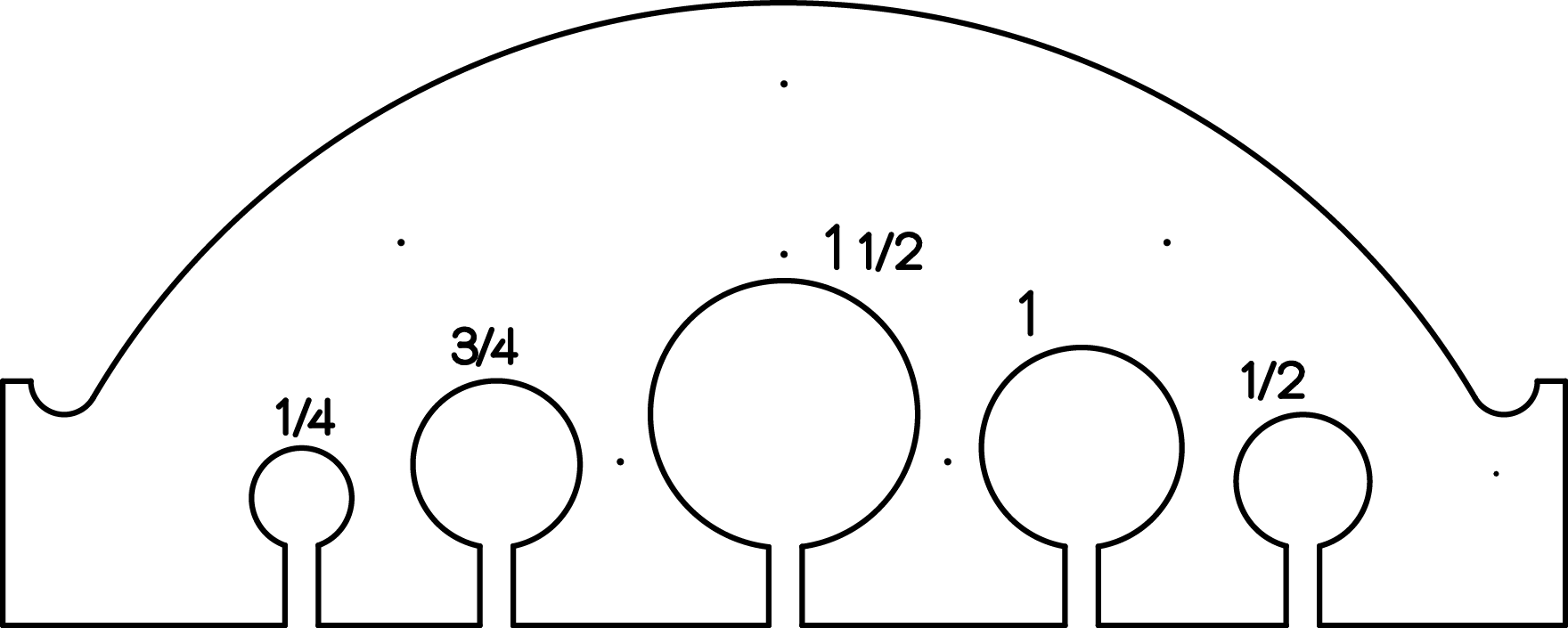 Shop - Longarm Circle Rulers (1760x705), Png Download