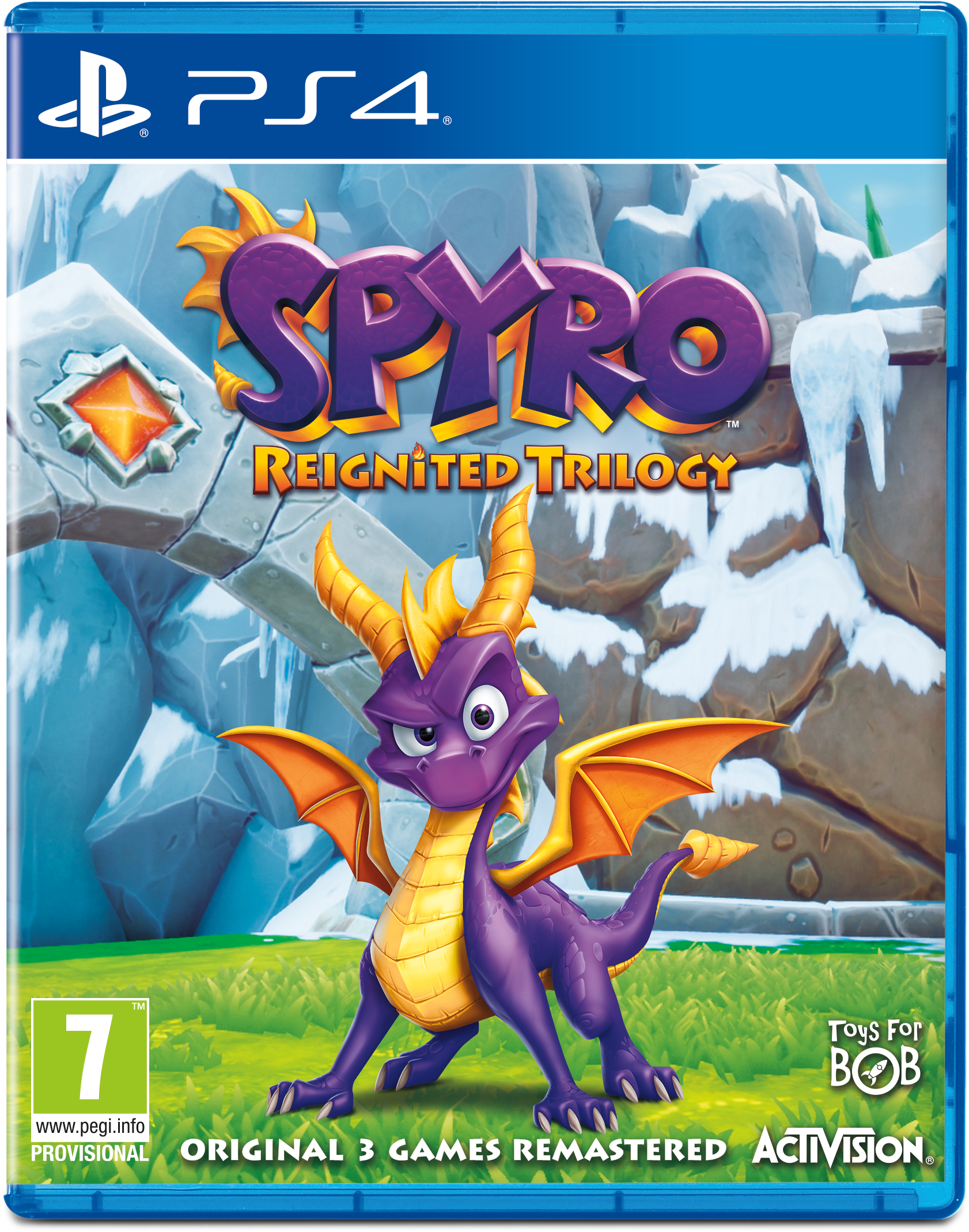 Spyro Reignited Trilogy Ps4 £34 - Flat Out: 4 Total Insanity (ps4) (1897x2326), Png Download
