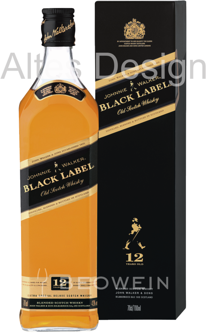 Johnnie Walker Black Label 0,7 L - Johnnie Walker Black Label (1080x1080), Png Download
