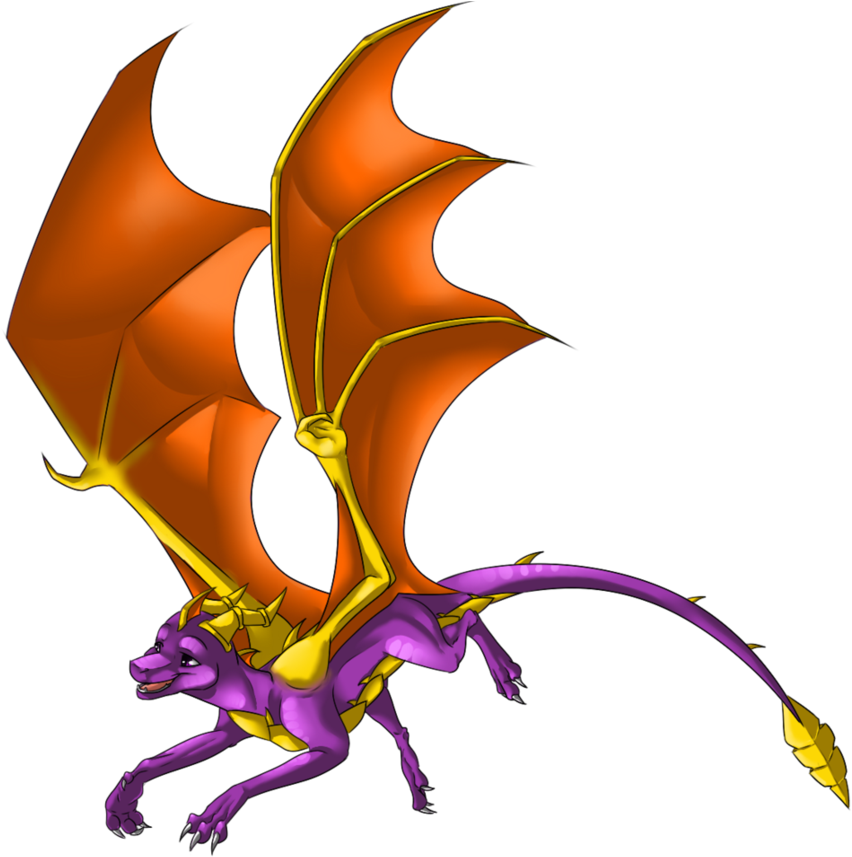 28 Collection Of Spyro The Dragon Drawing - Spyro Drawing (919x870), Png Download