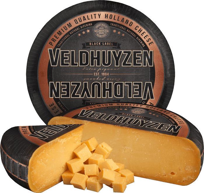 Veldhuyzen Black Label - Fromage Gouda Nature Veldhuyzen (700x665), Png Download