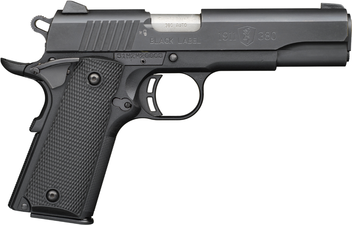 Pistols 1911 1911 380 Black Label " - 380 Pistol (1251x800), Png Download