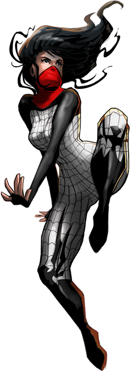 Cindy Moon From Spider Man Unlimited (video Game) 003 - Spider-man (268x761), Png Download