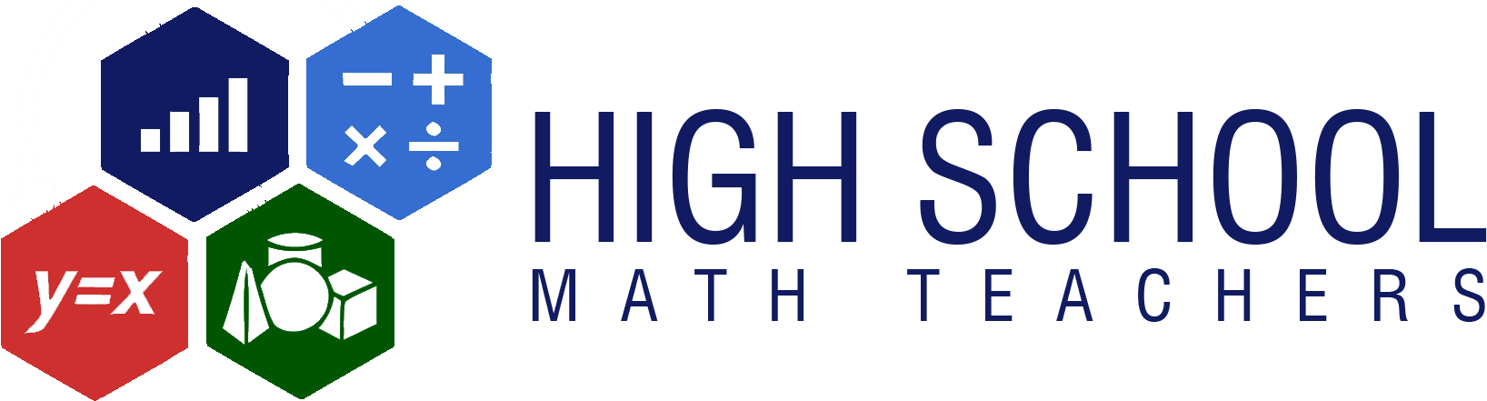 High School Math Teachers - High School Math Logo (1646x446), Png Download