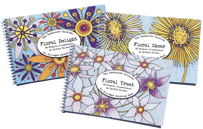 Hand-drawn, Original Illustrations By Landscape Architect, - Passionate Colorist: Floral Delight [book] (954x600), Png Download