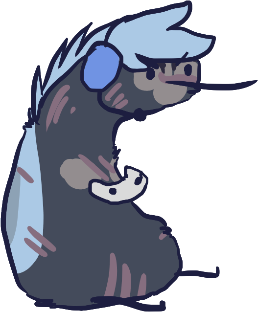 Angry Gamer Thrack Kiwi - Illustration (554x677), Png Download