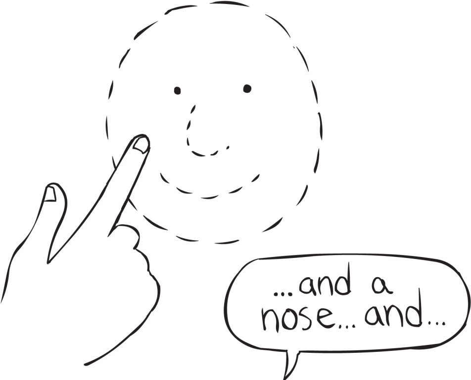 The Man In The Moon - Drawing (1024x768), Png Download