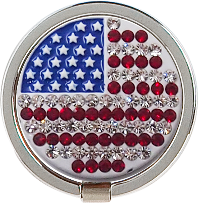 American Flag - Circle (415x423), Png Download