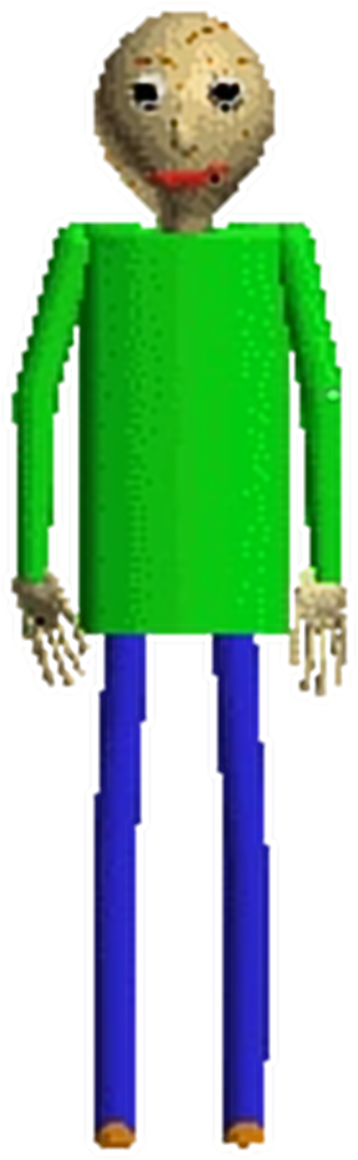 Baldi - Baldi's Basics In Education And Learning Baldi (1259x4096), Png Download