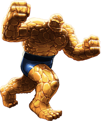 Thing Png Picture - Fantastic Four Thing Png (345x411), Png Download