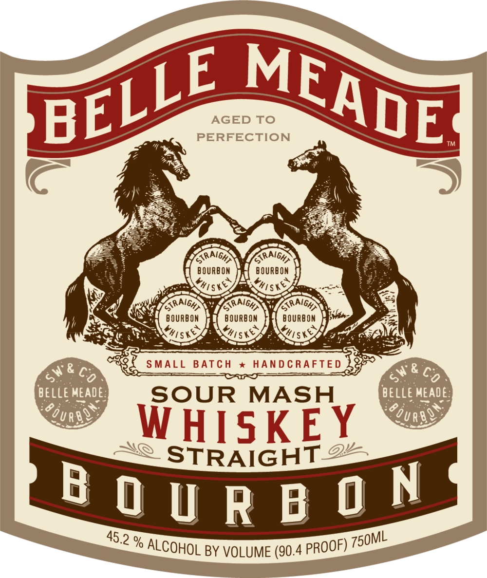 Bellemeadebourbon Label - Belle Meade Whiskey Bourbon (1000x1187), Png Download