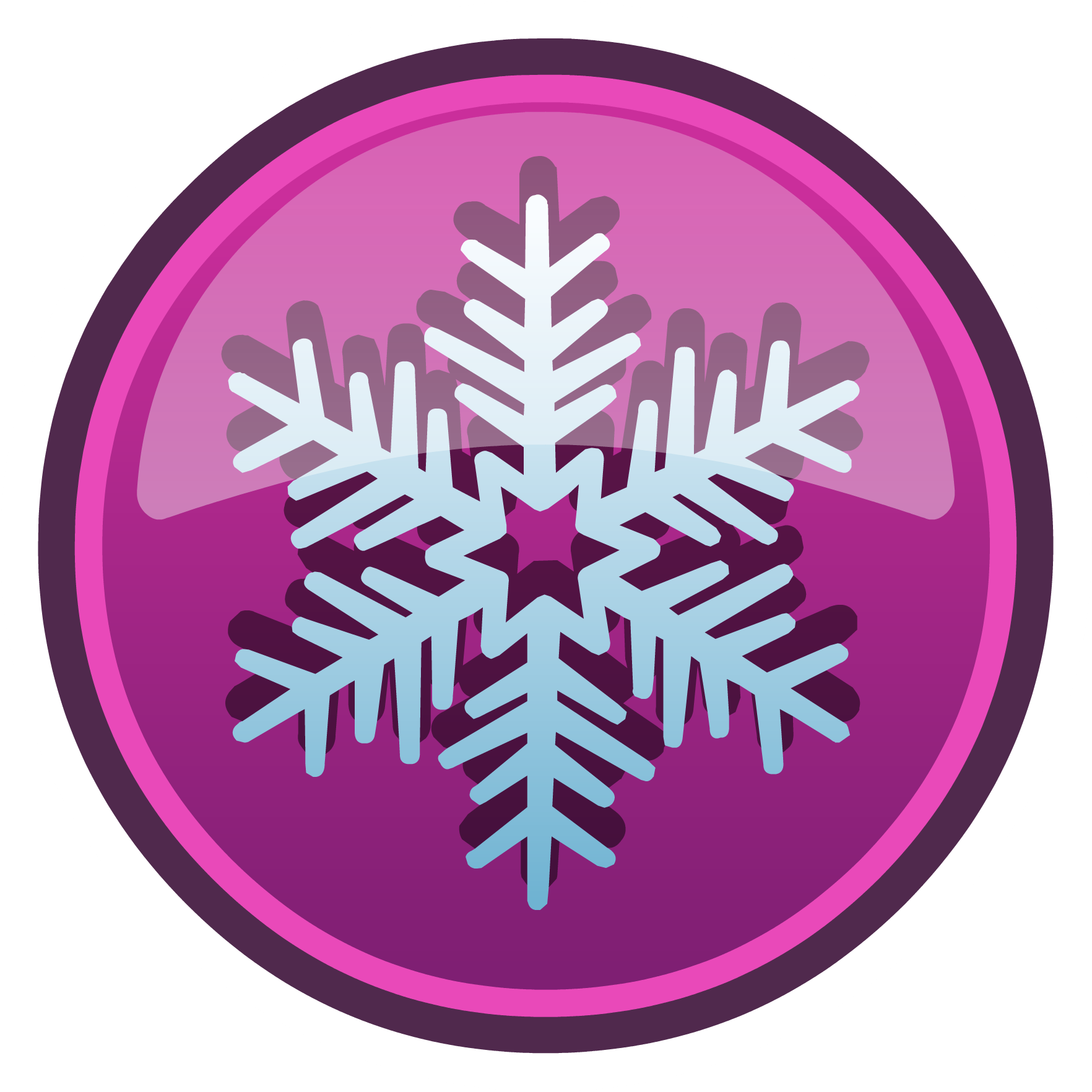 Frozen Party Interface Icon - Snowflake (1764x1764), Png Download