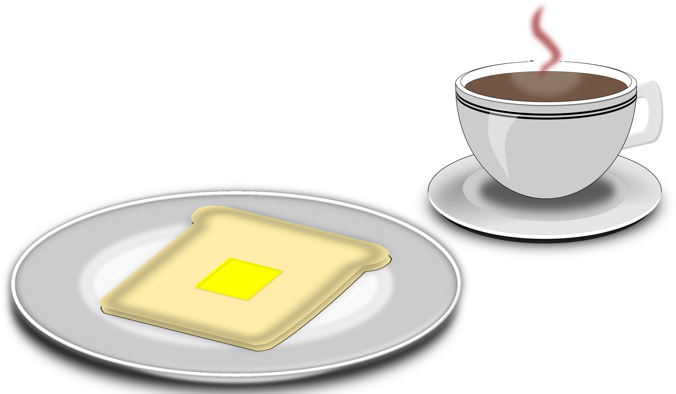 This Free Icons Png Design Of Breakfast Toast (2400x1340), Png Download