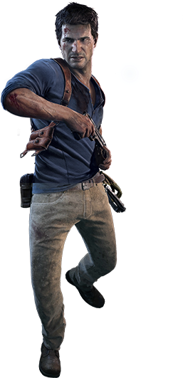 Uncharted High-quality Png - Nathan Drake Uncharted 4 Png (350x552), Png Download
