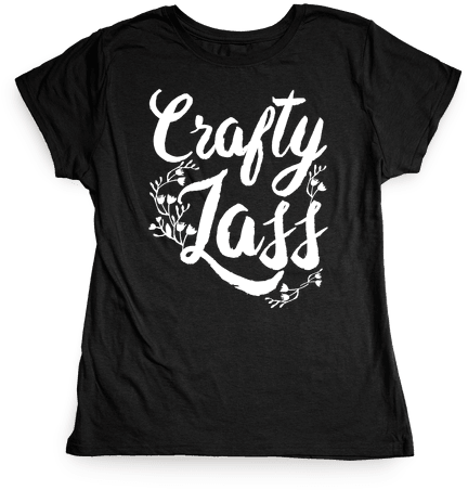Crafty Lass Womens T-shirt - House Of Blues Tshirts (484x484), Png Download