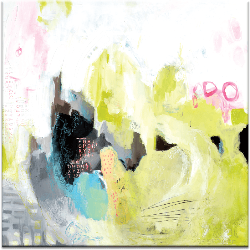 Alphabet City - Alphabet City, Gallery Wrapped Canvas, 40"x40", White, (900x900), Png Download