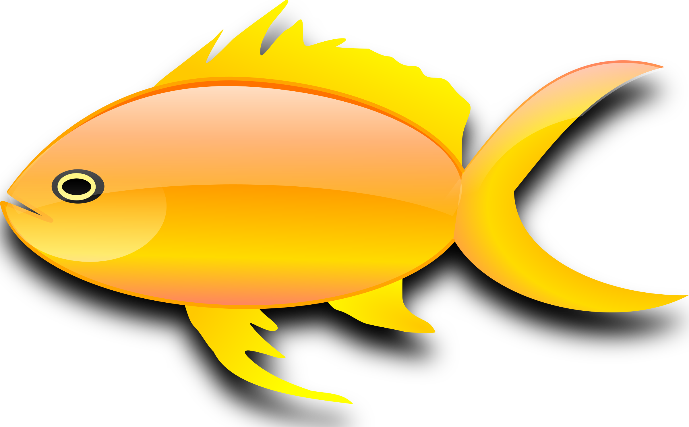 The Goldfish Computer Icons (1210x750), Png Download