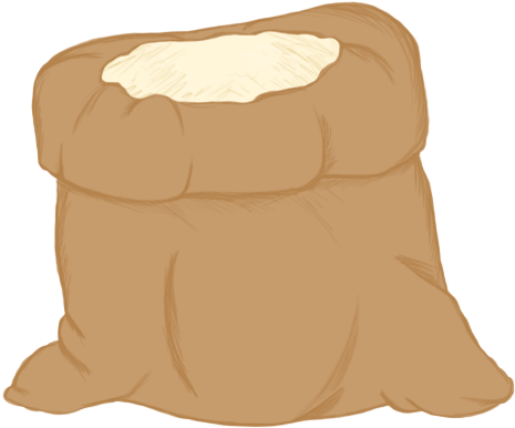 Wheat Flour - Flour Png Clipart (500x500), Png Download