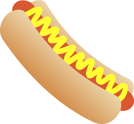 Ponymaker Hotdog - 4th Of July Hot Dog Clip Art (519x480), Png Download