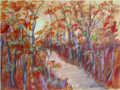 Woodland Sunset - Visual Arts (400x400), Png Download