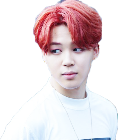 Bts Jimin Png By Abagil By Abagil - Boys With Red Hair (736x490), Png Download