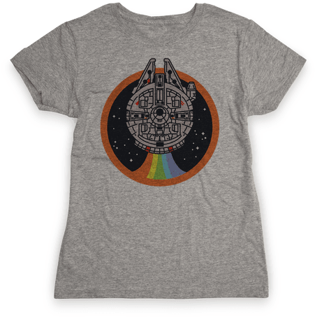 Retro Rainbow Falcon - If It Requires Pants Or A Bra It's Not Happening T-shirt: (484x484), Png Download