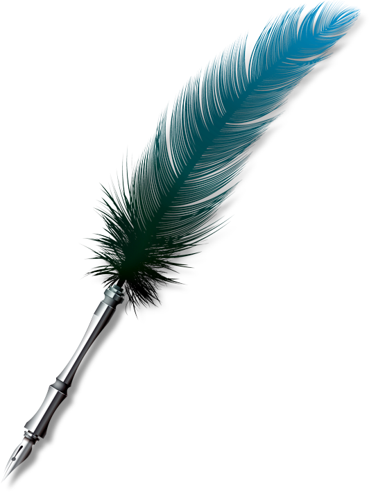 खैर, आप भी सोच रहे होंगे कि मुझे तो अपने पुराने कैलेंडर - Feather Pen (532x709), Png Download