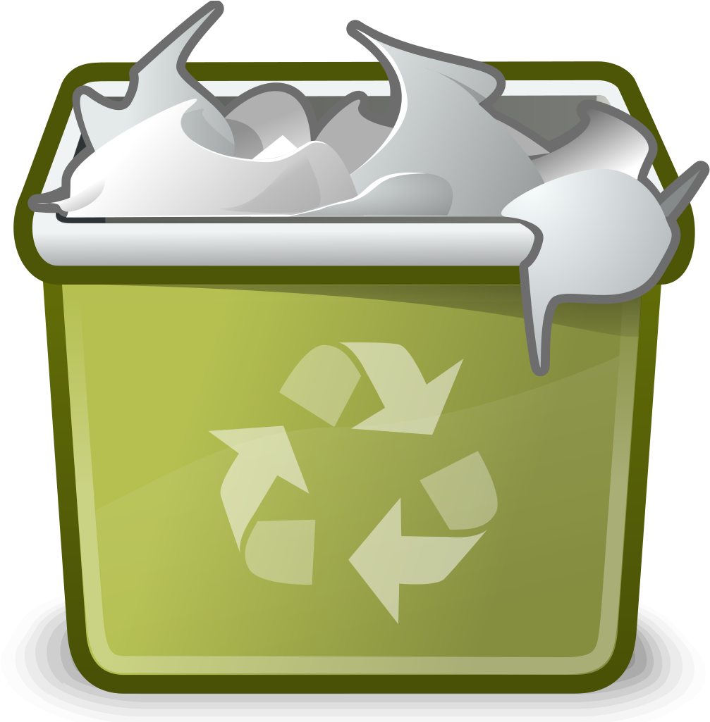User Trash Full - User Trash (1024x1024), Png Download