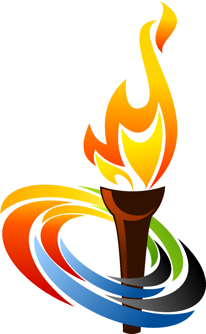 Pics For Torch Flame Png Clipart - Olympic Torch Png (856x1337), Png Download