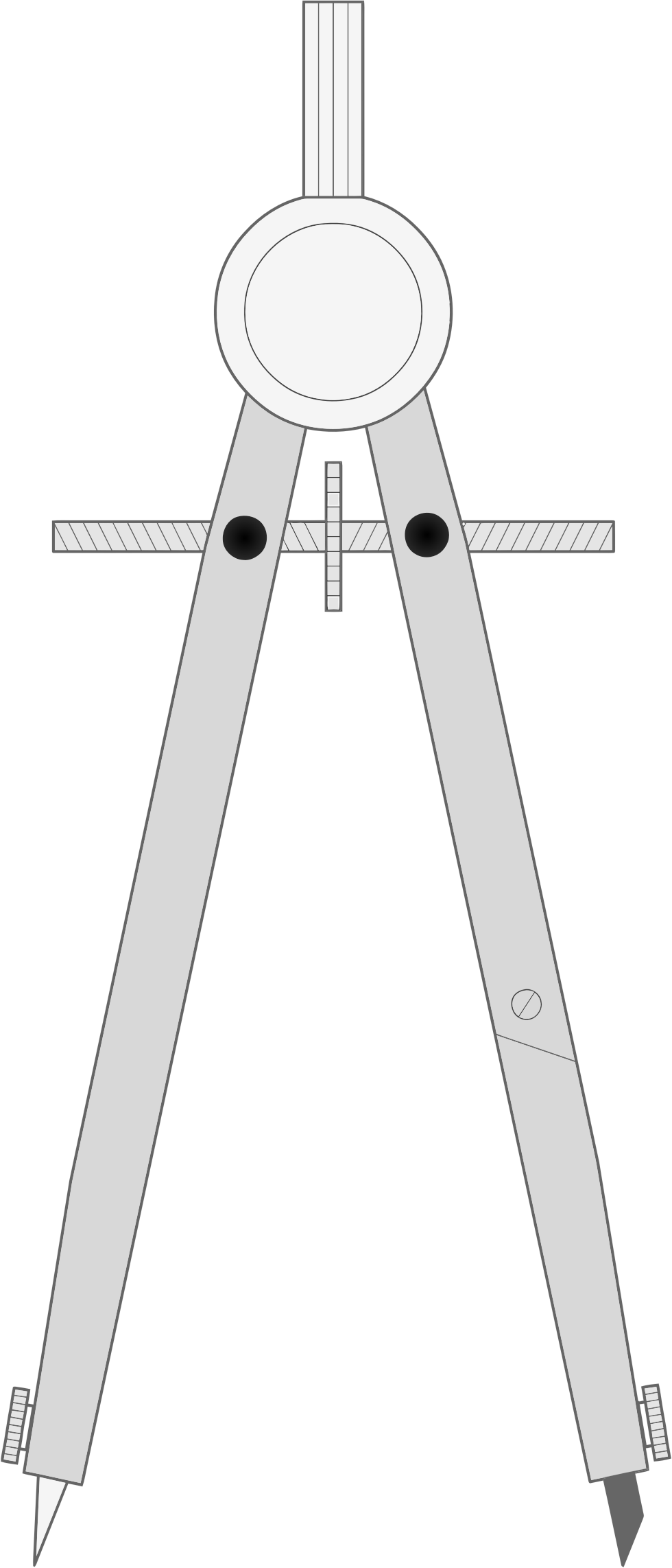 This Free Icons Png Design Of Open Compass (980x2284), Png Download