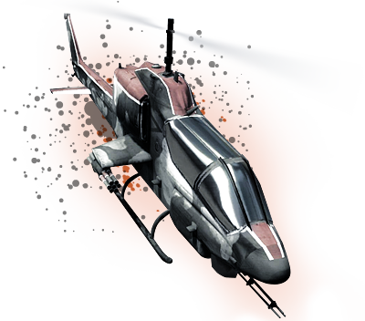 Elite Attack Helicopter - Helicopter (400x352), Png Download