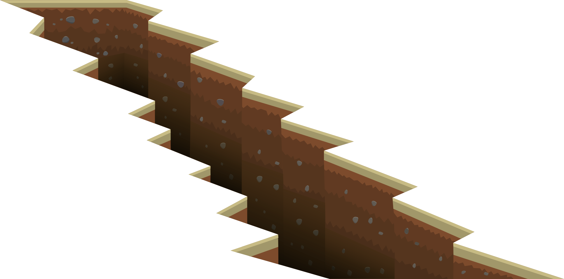 This Free Icons Png Design Of Crack In The Ground (2400x1186), Png Download