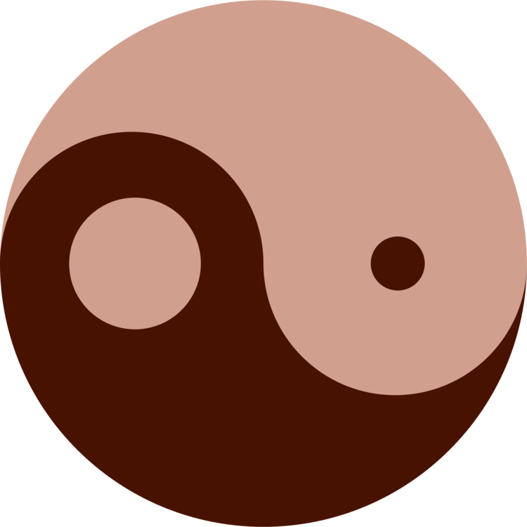 Yin And Yang Computer Icons Complementary Colors Black - Yin And Yang Smiling (750x750), Png Download
