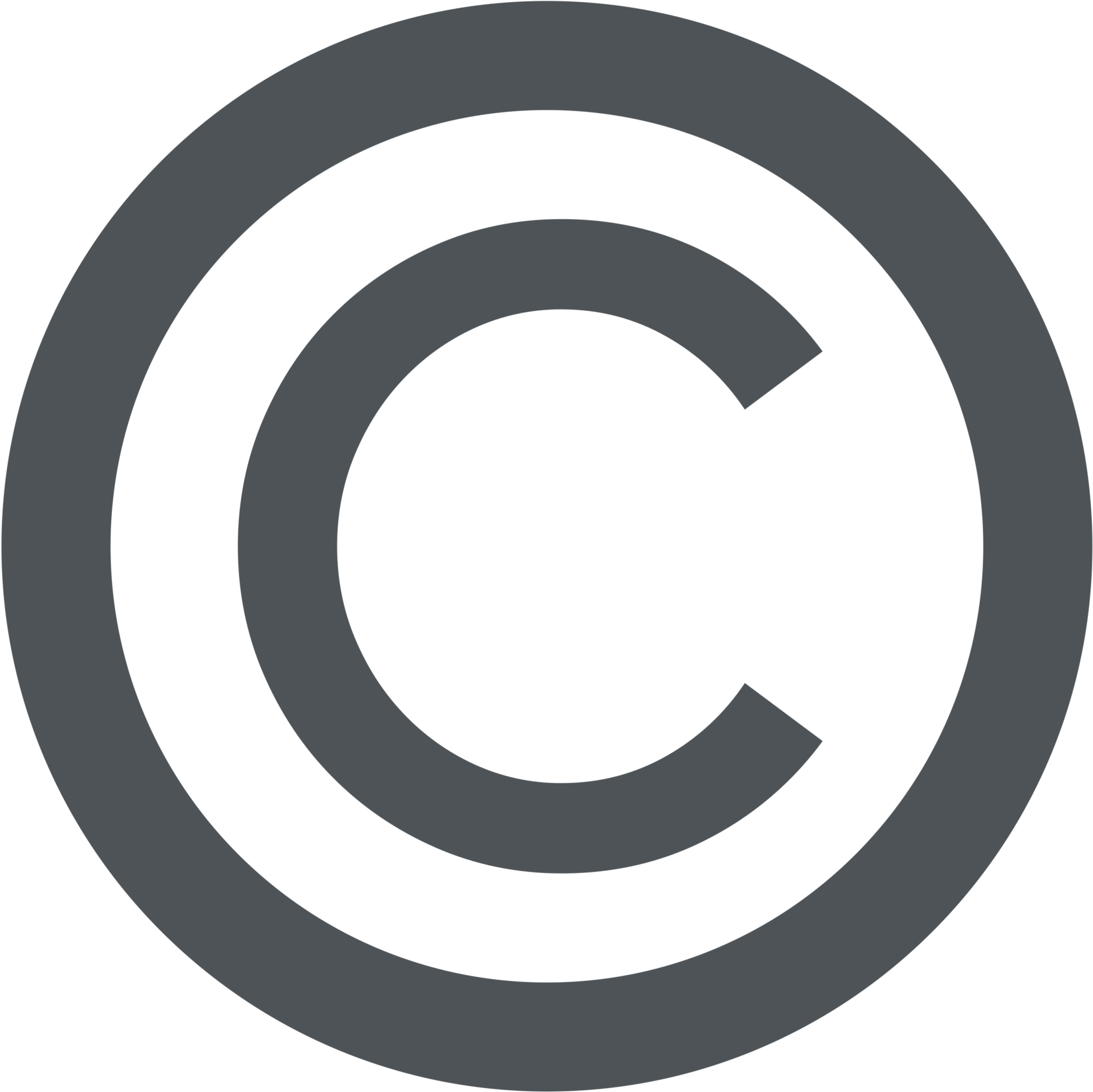 Copyright Symbol Transparent Image - Copyright Logo Transparent Background (2160x2160), Png Download