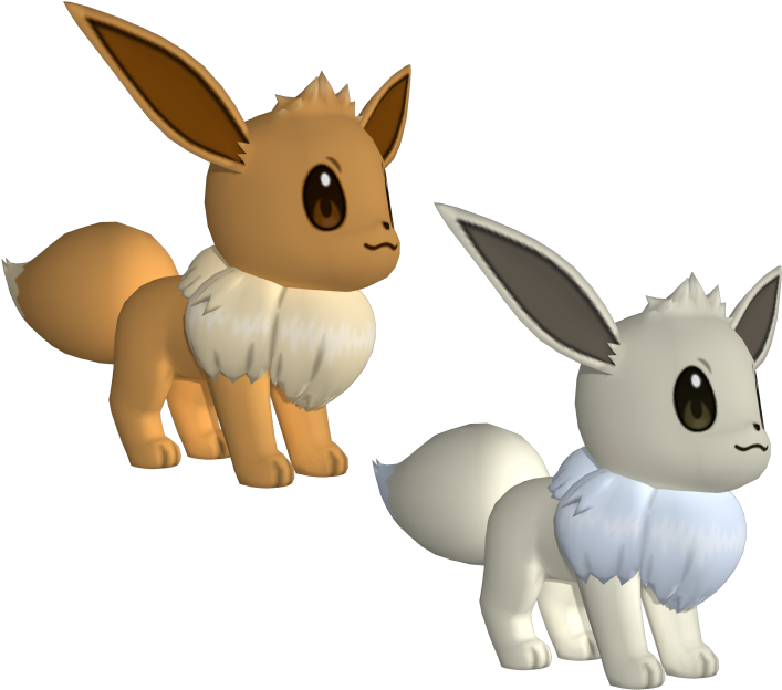 Download Zip Archive - Eevee 3d Model (750x650), Png Download