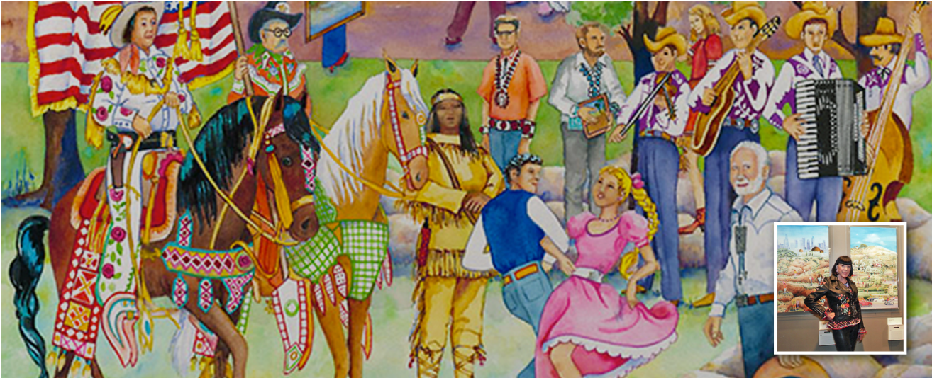 A Native Of Los Angeles, Gayle Is In Love With Her - Art (1777x533), Png Download