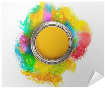 Abstract Colored Blobs On White Background Poster • - Circle (400x400), Png Download